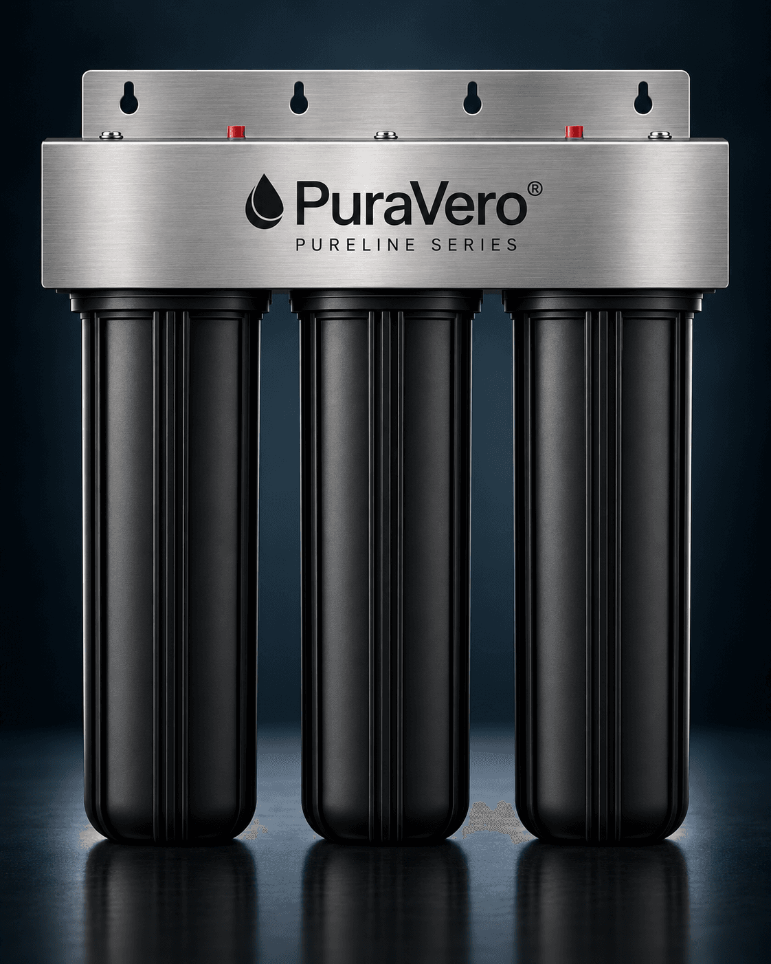 PURELINE Ultra whole-home water filtration system, front view
