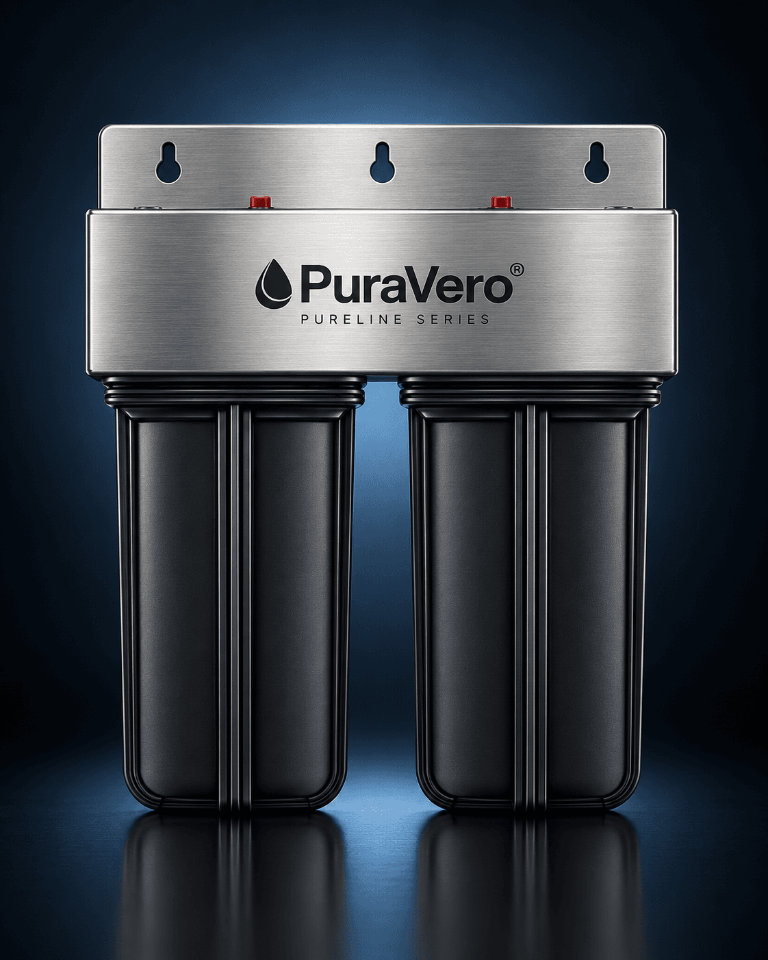 PURELINE whole-home water filtration system, front view